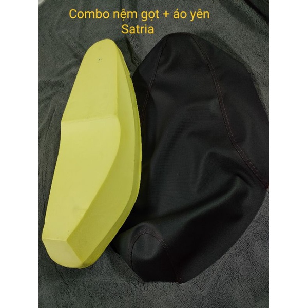 Nệm Yên Xe Satria 150cc loại tốt - gọt cạnh góc sắc sảo