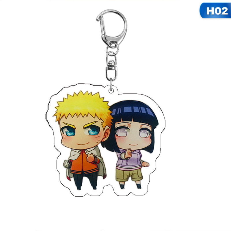 Móc khóa acrylic hình Naruto dễ thương