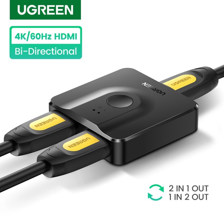 Bộ gộp HDMI 2 vào 1 ra Cao Cấp UGREEN 50966 - 2 chiều  Chính Hảng CM217