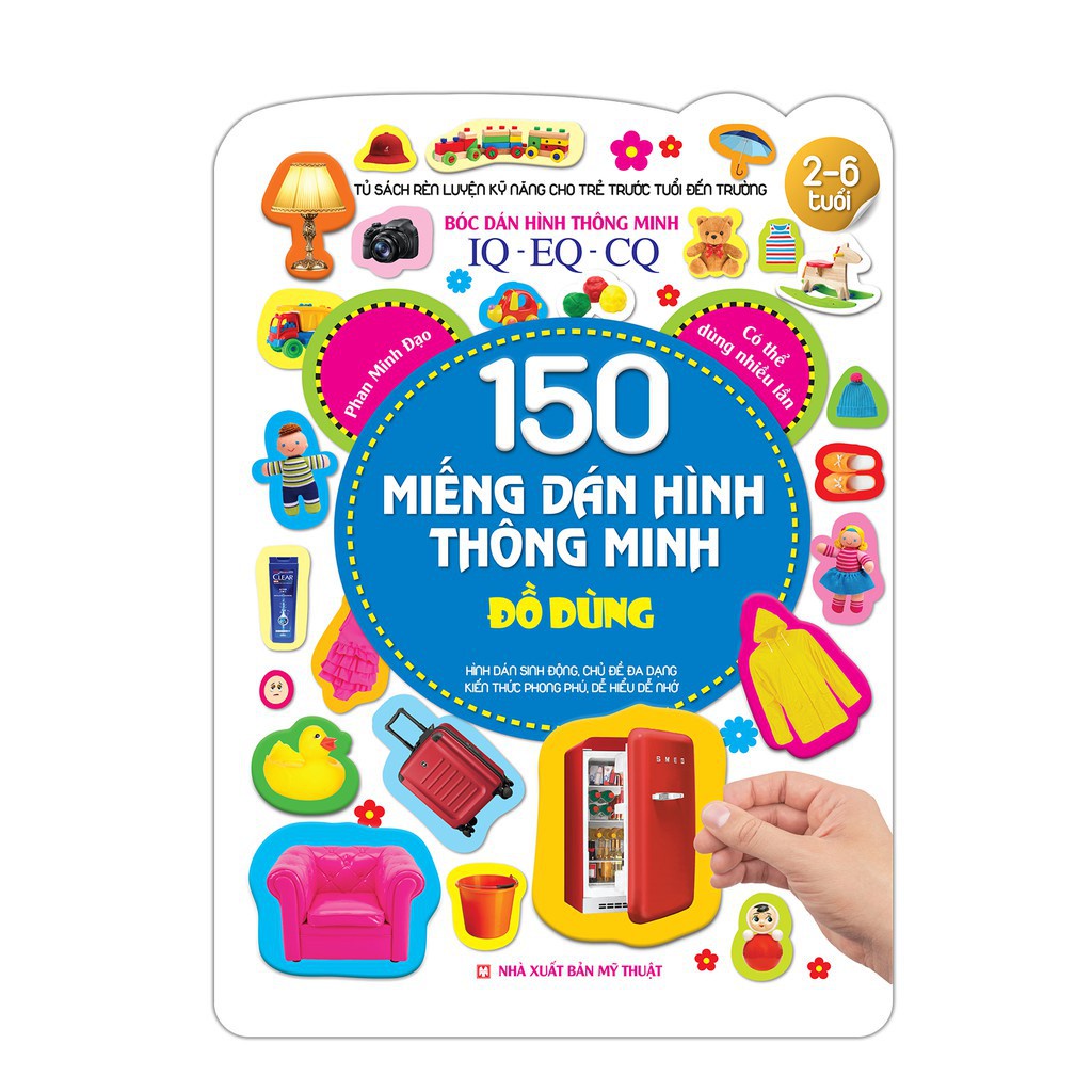 Sách - Combo 150 miếng dán hình thông minh (trọn bộ 4 cuốn)