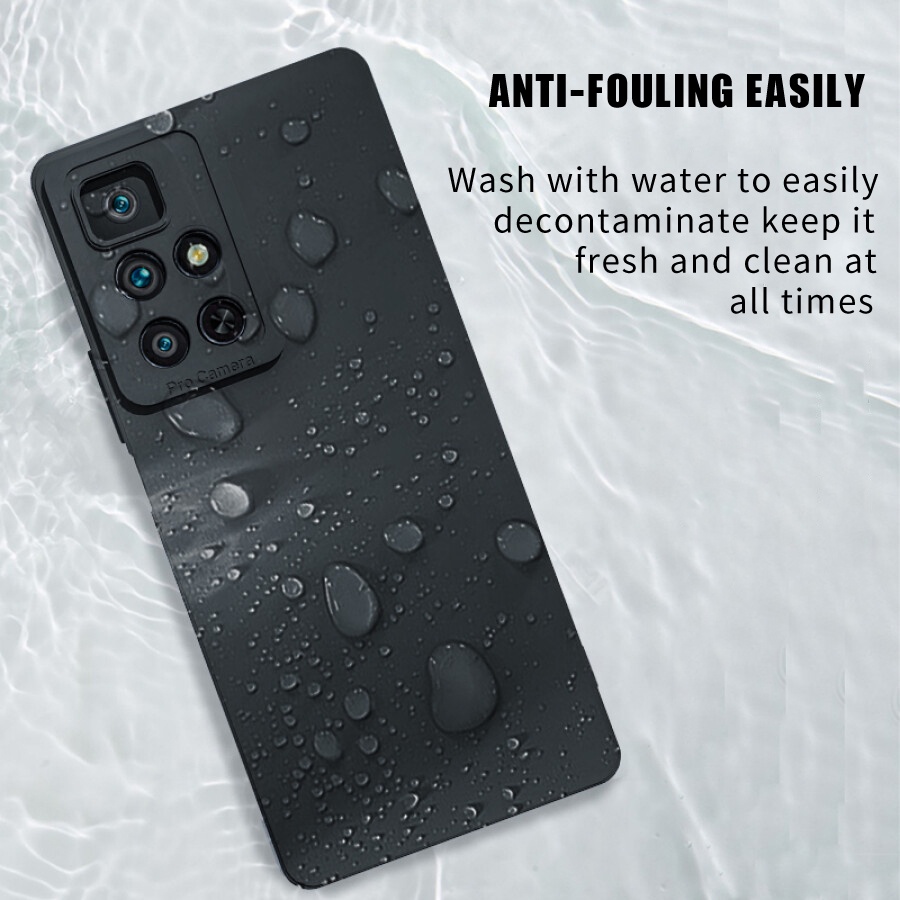 Ốp điện thoại cạnh vuông bảo vệ camera cho Xiaomi Redmi Note 11 12 Pro 5G 11S 11Pro + Plus 12S