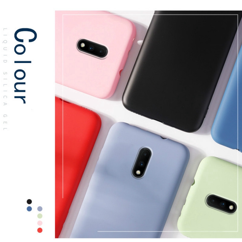 Ốp điện thoại trơn màu nhiều mẫu mã cho điện thoại One Plus 6 6T 7 Pro