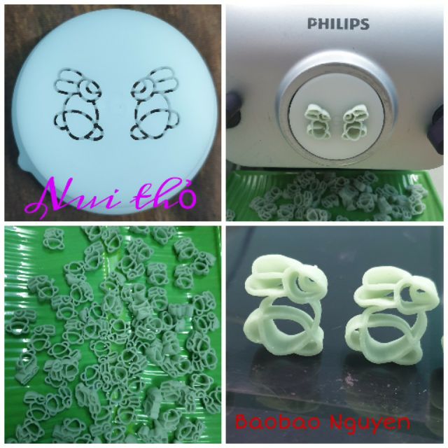 Khuôn nui thỏ dùng cho máy làm mì Philips (chỉ sử dụng được khi có máy làm mì Philips