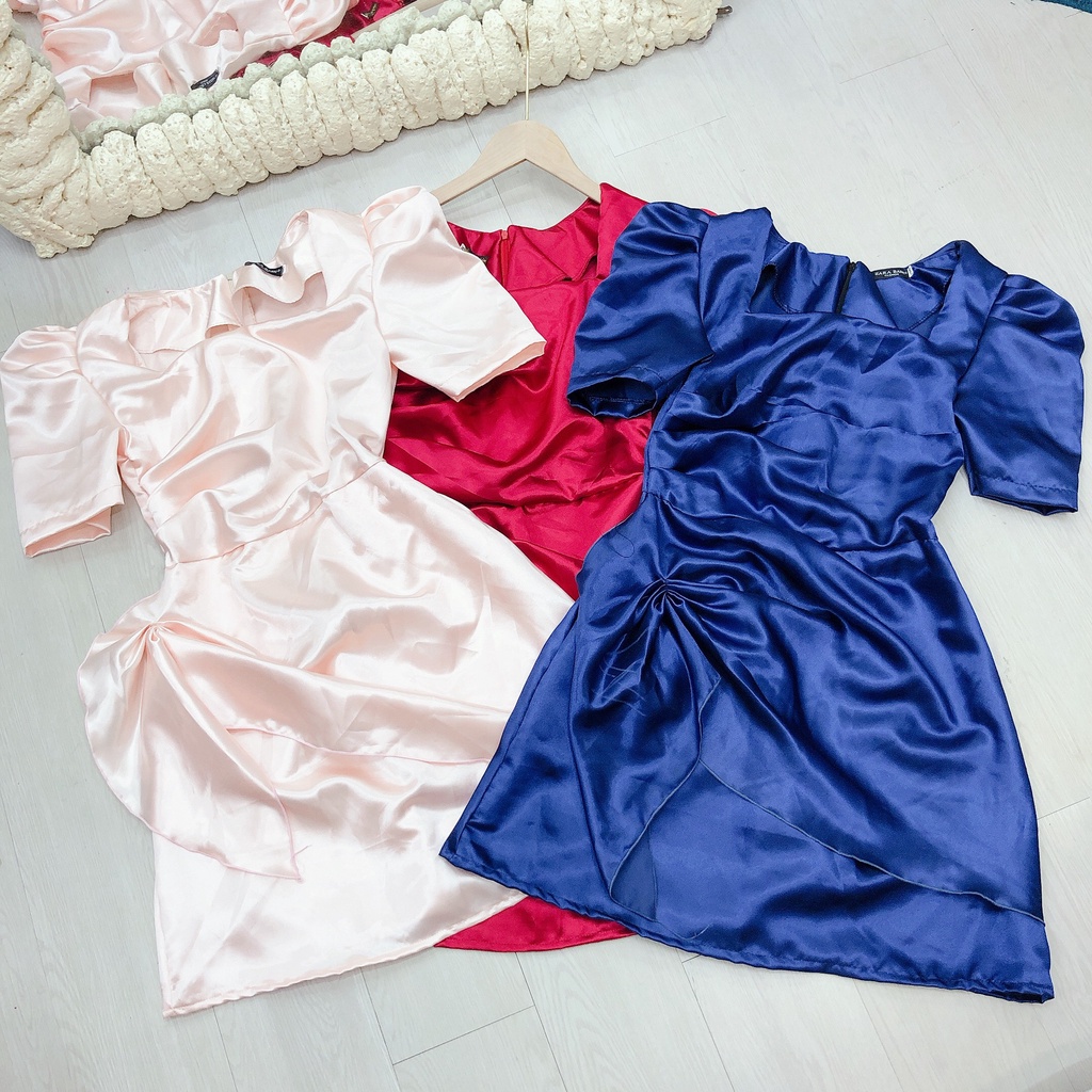 ĐẦM PHI BÓNG NHÚNG HÔNG BIGSIZE D679 ❤ FREESHIP ❤ HÌNH THẬT 100% SHOP TỰ CHỤP