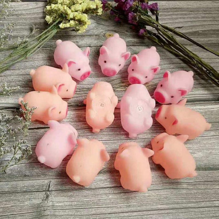 Combo 10 Con Lợn Bóp Kêu Mini kute