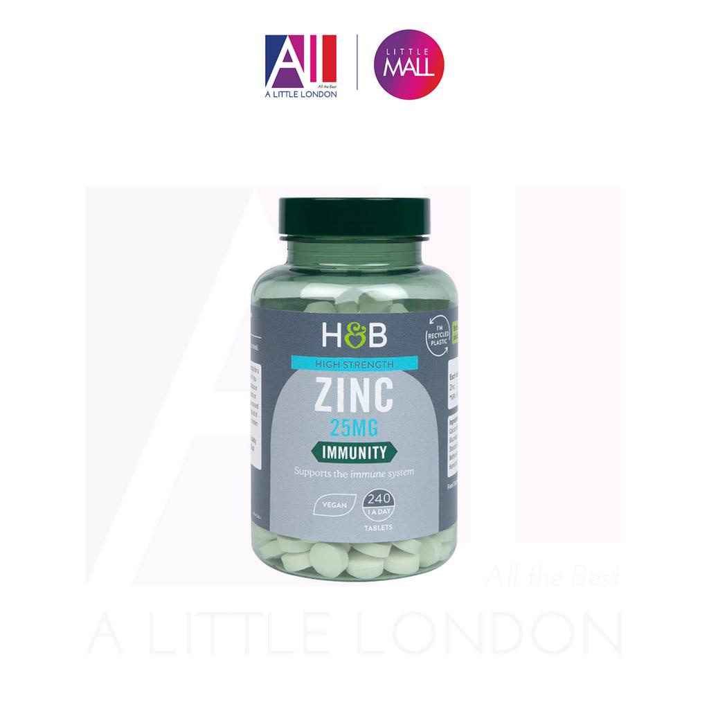 Viên kẽm giảm mụn, tăng cường miễn dịch Holland and Barrett ZinC 15mg with Copper