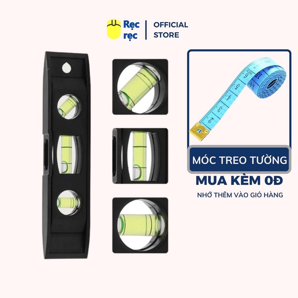 Thước Thủy có nam châm 2 Tấc (Chính Hãng)