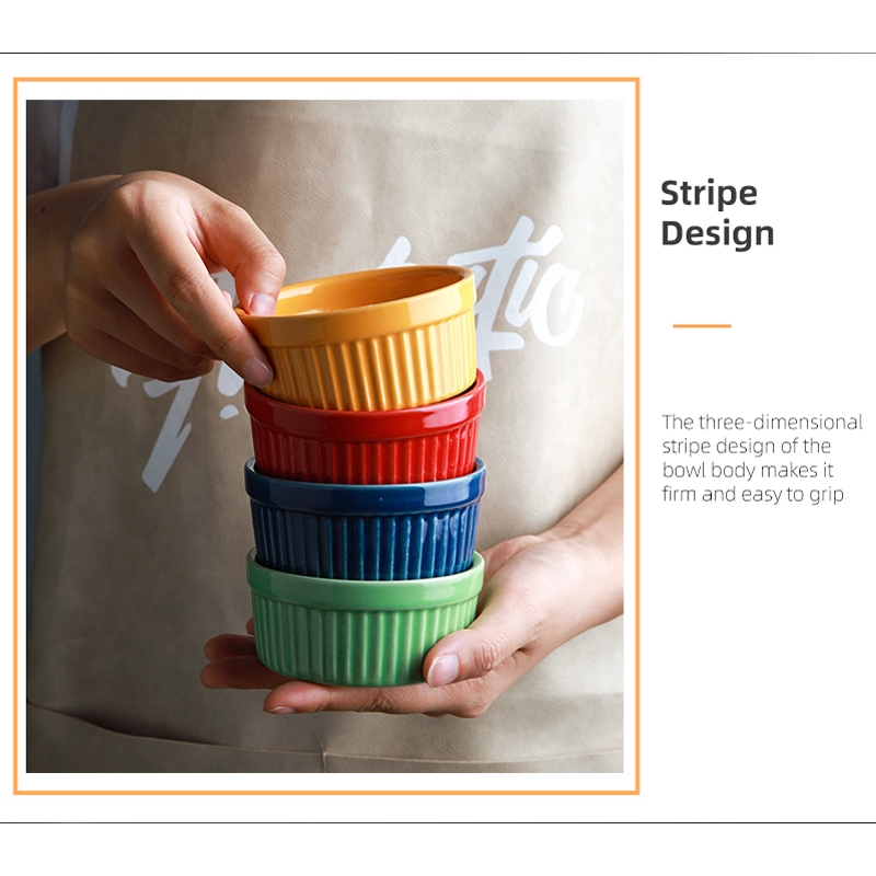SWEEJAR Bát  Bằng Gốm Đựng Thức Ăn Dễ Thương