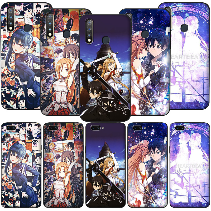 Ốp Điện Thoại Silicon Mềm Hình Anime Sword Art Online 2 Cho Realme 2 3 5 5i 5s 6 C2 C3 6i Q Pro Va8