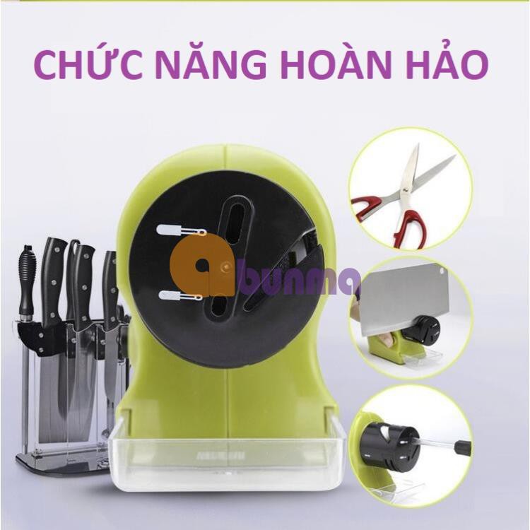 Máy mài dao, mài kéo chạy pin mini