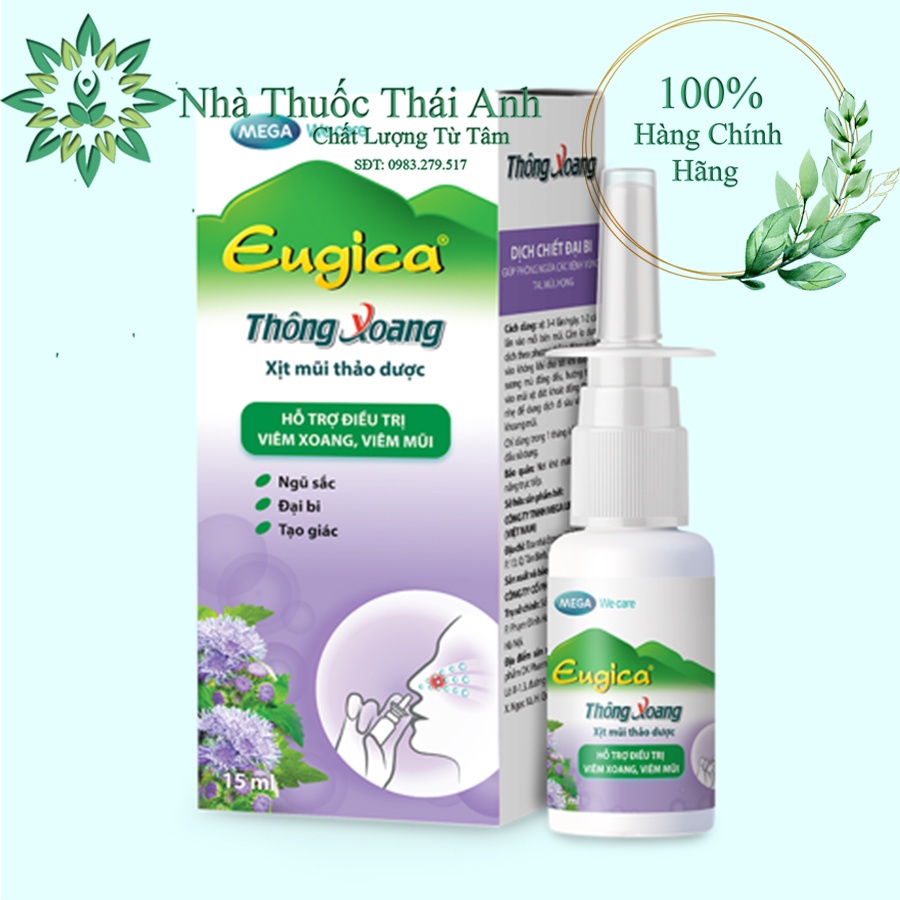 XỊT THẢO DƯỢC THÔNG XOANG EUGICA