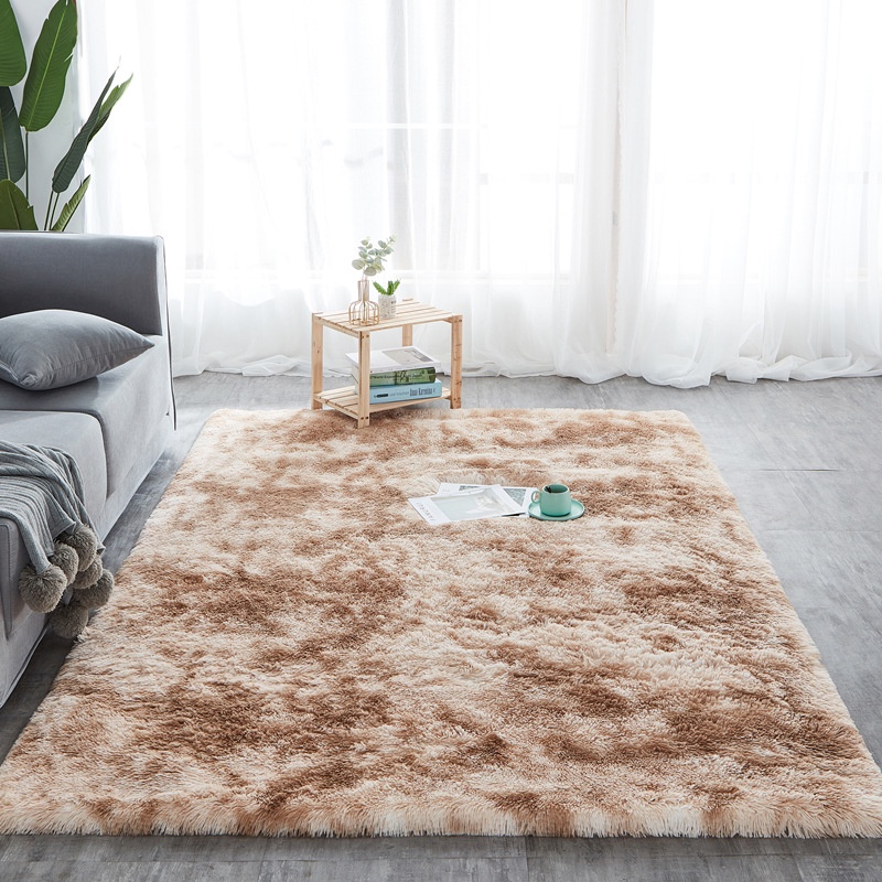 Thảm trải sàn, thảm lông loang trang trí decor cực đẹp, kích thước m6 x2m hàng dày dặn chuẩn loại 1
