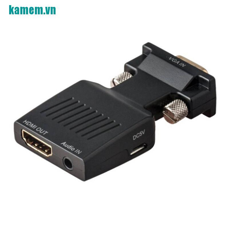 Đầu Chuyển Đổi 1080p Vga Sang Hdmi Kèm Cáp Âm Thanh | BigBuy360 - bigbuy360.vn