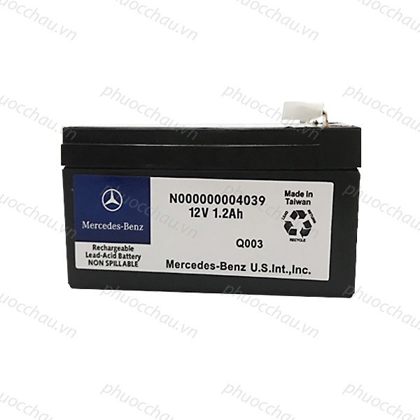 Ắc Quy Phụ Xe Mercedes 12V1.2AH Chính Hãng