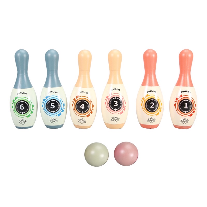 Bộ đồ chơi ném bóng boling trẻ em NS-N232B
