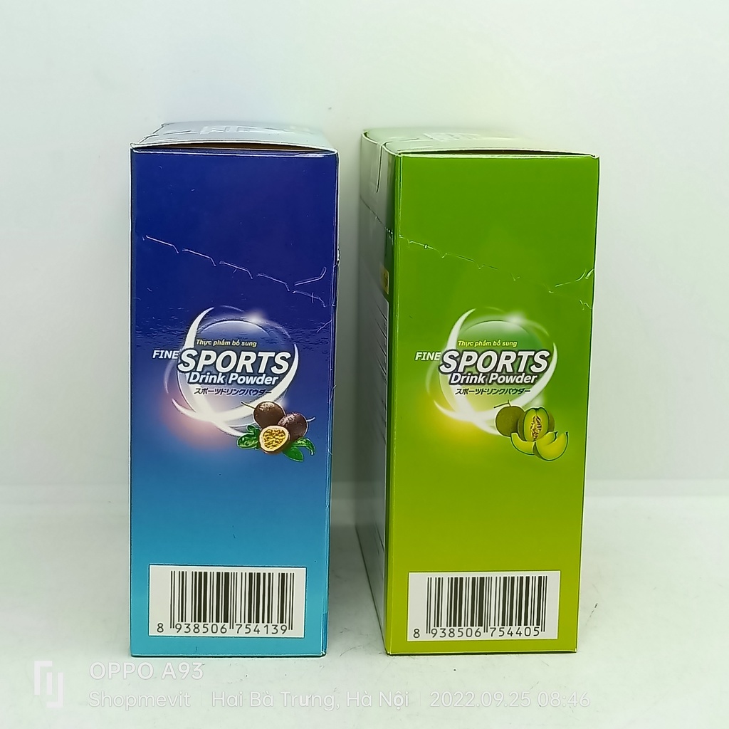 Nước uống bổ sung điện giải Fine Sports drink powder hộp 5 gói