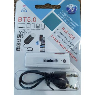 Bộ USB bluetooth 5.0 dongle HJX-001 mẫu 2020 -Biến loa thường thành loa Bluetooth