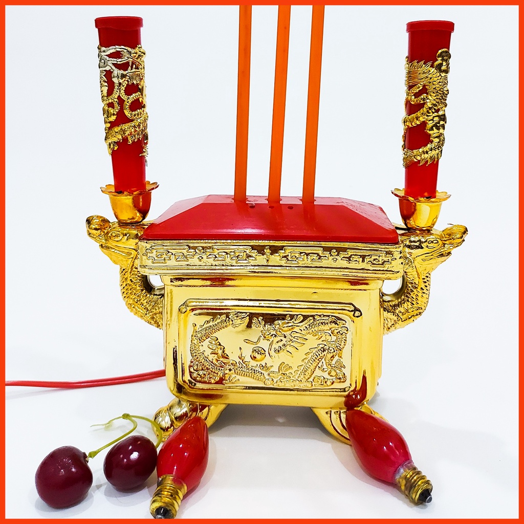 LƯ HƯƠNG ĐIỆN TỬ HÌNH VUÔNG - TRƯNG BÀN THỜ - THỜ CÚNG