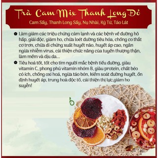 [Combo 5 gói dùng thử] Trà hoa quả mix 1 gói nhỏ
