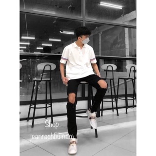 Quần jean rách bụi