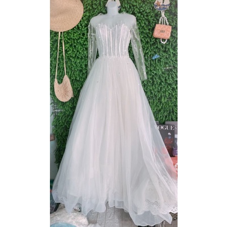 Thanh lý đầm cưới sang đẹp, eo dưới 68cm,