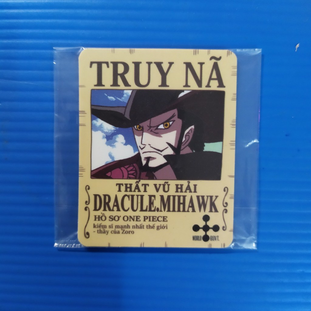 Thẻ bài toonies One Piece truy nã việt hóa : Thẻ hiếm Roger, Mihawk, Moriah, Râu đen, Marco....