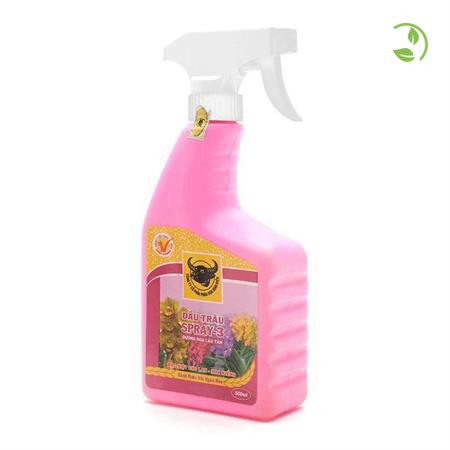 Đầu Trâu SPRAY-3 Dưỡng Hoa Lâu Tàn - Chuyên Cho Lan, Cây Kiểng - Bình Phun 500ml