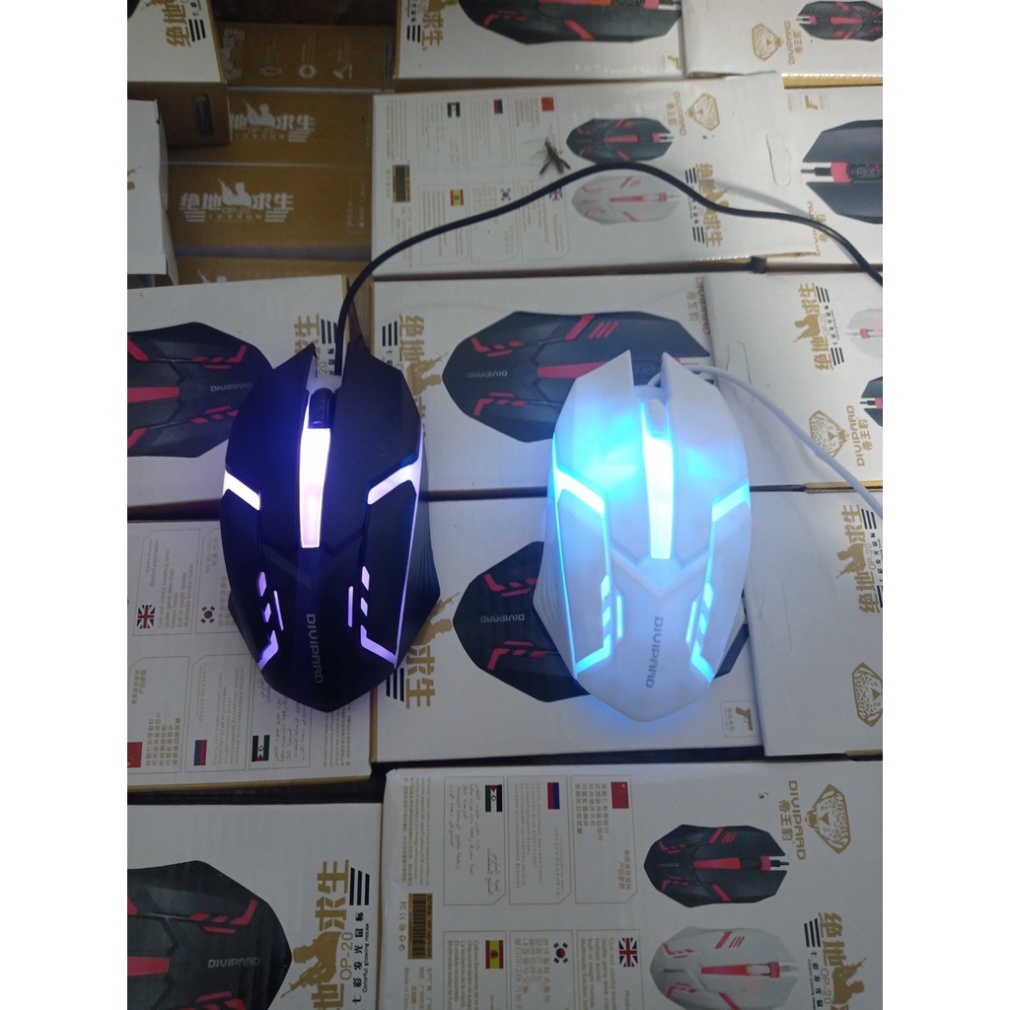 Chuột Led Chuột Chơi Game Có Dây 1000 Dpi Kèm Đèn Led Nền Dành Cho Pc/ Laptop