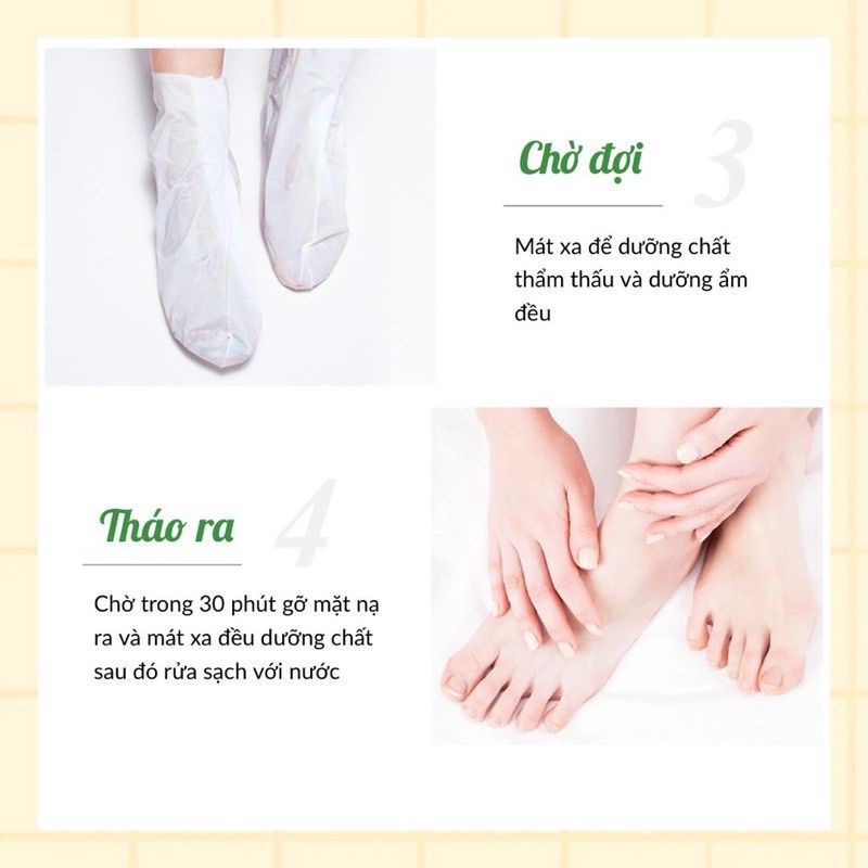 Mặt Nạ Dưỡng Da Tay, Dưỡng Chân Bioaqua Tinh Chất Bơ 35g