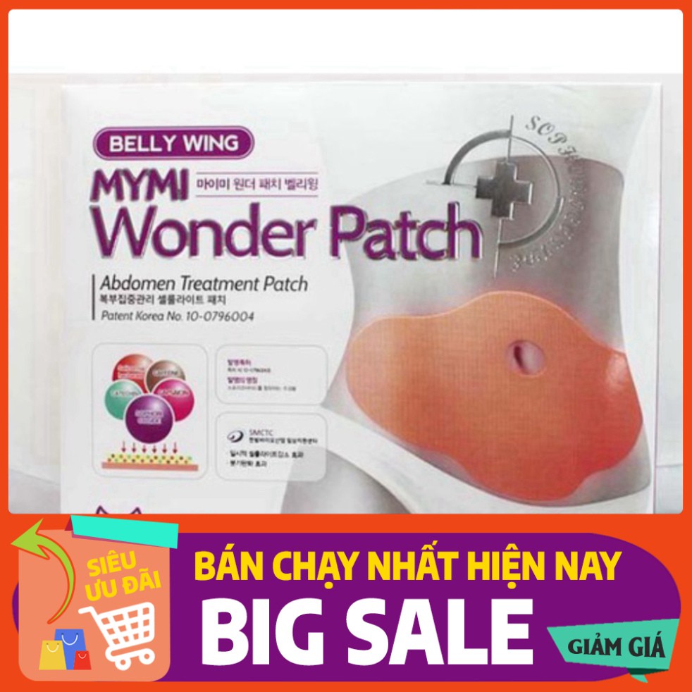 [FREE SHIP] 💥[Diệt Mỡ Bụng]💥Miếng dán tan mỡ bụng Hàn Quốc MyMi Wonder Patch (Bộ 5 miếng) HÀNG CHÍNH HÃNG 💥SIÊU HOT💥