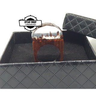 Nhẫn Wood Sercet Resin