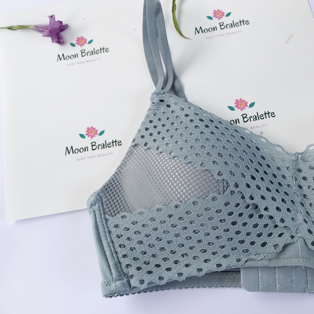 Bộ đồ lót ren đáp chéo Angle's Wing siêu ngọt ngào quyến rũ , áo ngực ren nữ AR76 | BigBuy360 - bigbuy360.vn