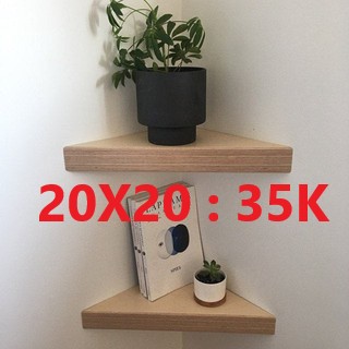 Kê gỗ tam giác đa năng 19.5x19.5x28cm Hoàng Huy Decor
