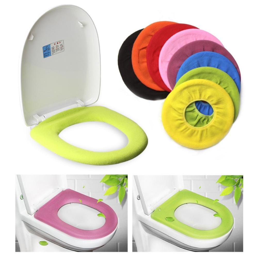 ZAIJIE24 Đệm Lót Bồn Cầu Hình Chữ O Mềm Mại Độ Co Giãn Cao Thoải Mái