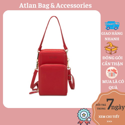 Túi Xách Dáng Gọn Chống Nước Da Mềm Chất Đẹp Tiện Dụng - ATLAN - VN07