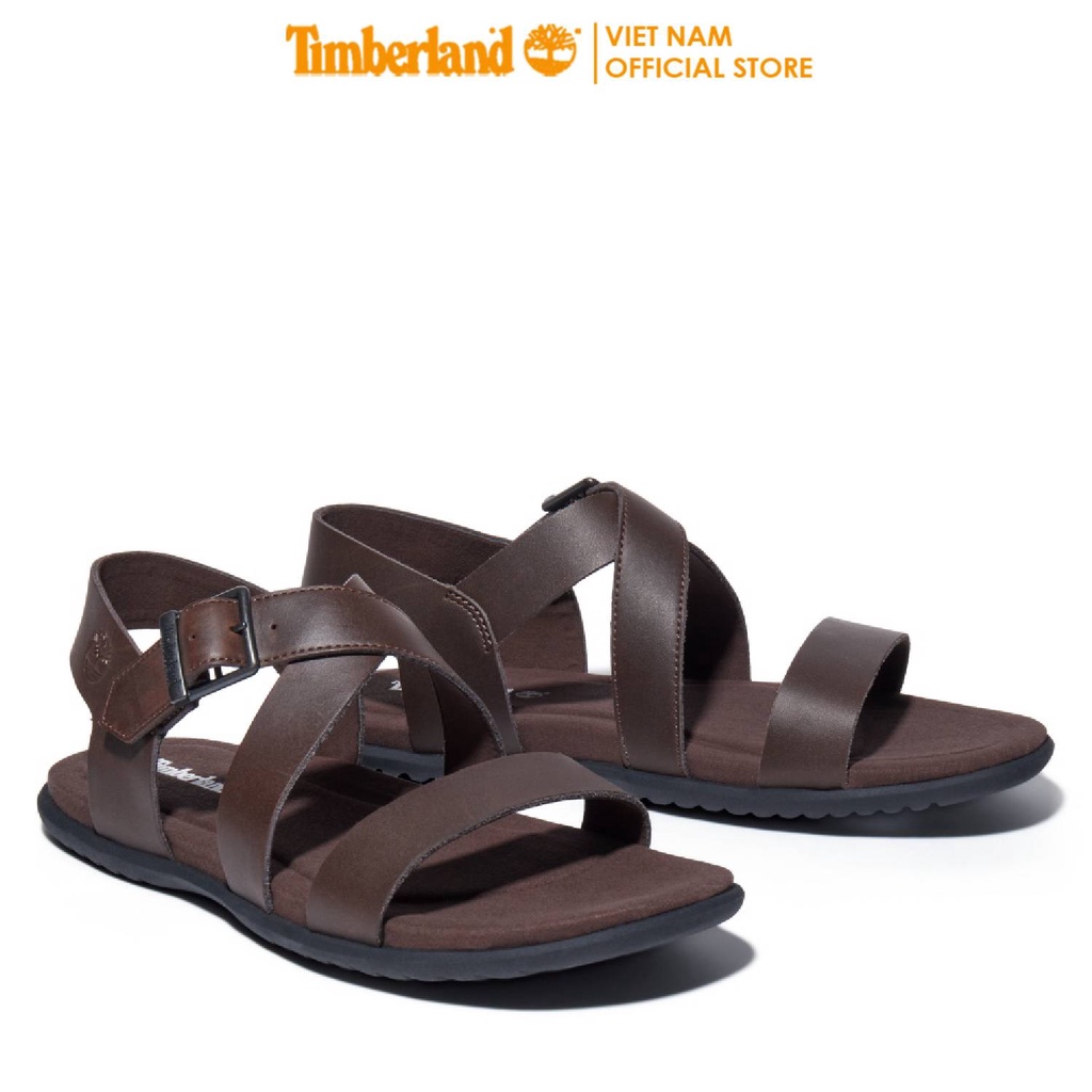 Giày Sandal Nam Timberland Kesler Cove Backstrap Dark Brown TB0A42H9