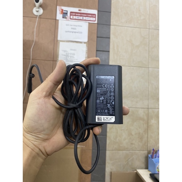 SẠC laptop  Dell XPS 13 9333 9343 9350 9360 45w 65W AC Power Adapter Laptop Chính hãng BH 6 tháng ZIN