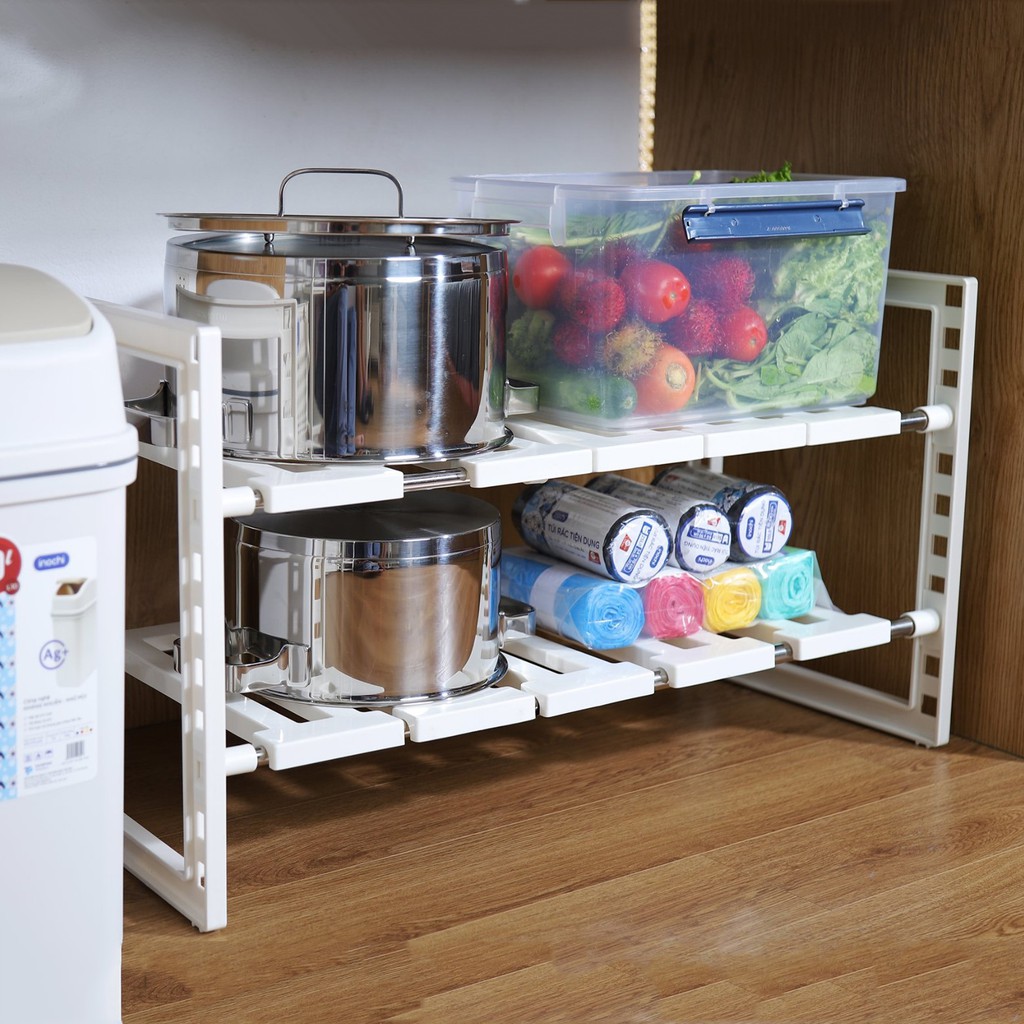 Kệ gầm bếp - kệ để giày dép Tokyo INOCHI rất chắc chắn - Larva Store