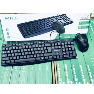 Bộ phím chuột văn phòng có dây IMICE KM 520 - Bảo hành 12 tháng