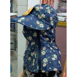Khẩu trang nón vành  jean  bông  TT