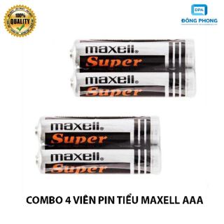Set 4 viên pin maxcell