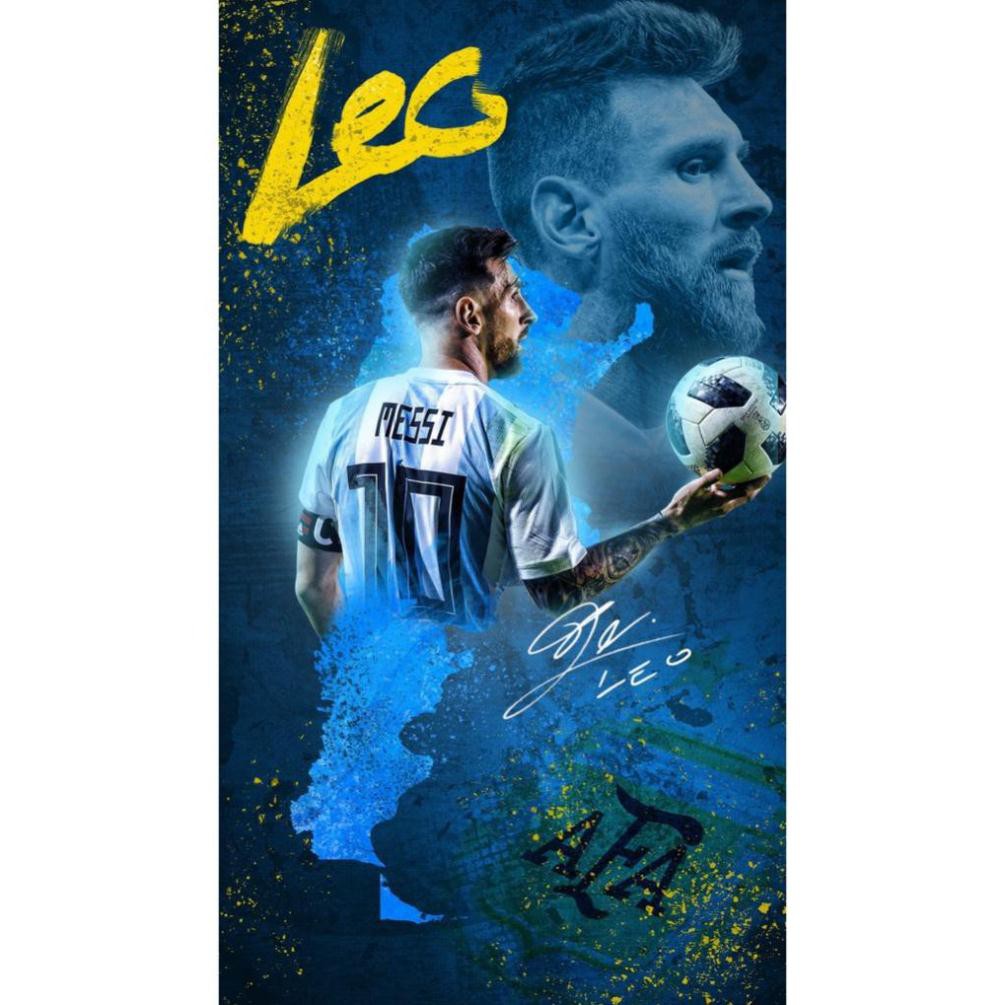 8 decal dán tường Messi khổ A4 20x30cm siêu đẹp