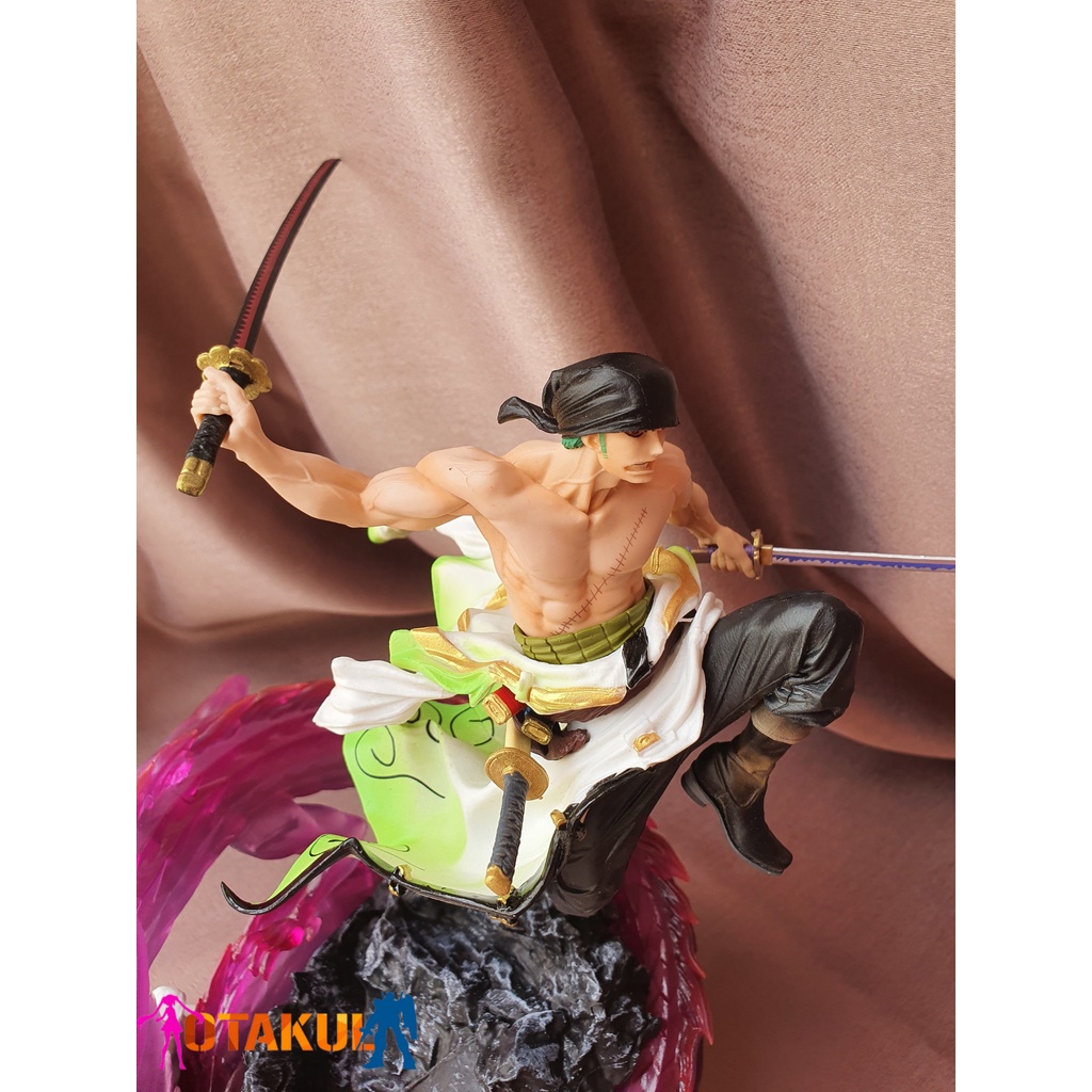 [Ảnh Thật cao 35cm] Mô Hình Figure Roronoa Zoro Rồng Tím - One Piece