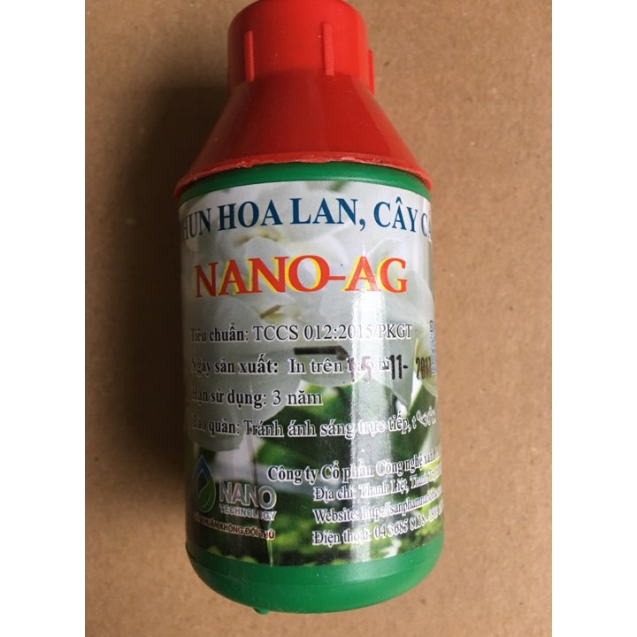 Xịt phun Hoa Lan Cây Cảnh Nano-Ag 100ml