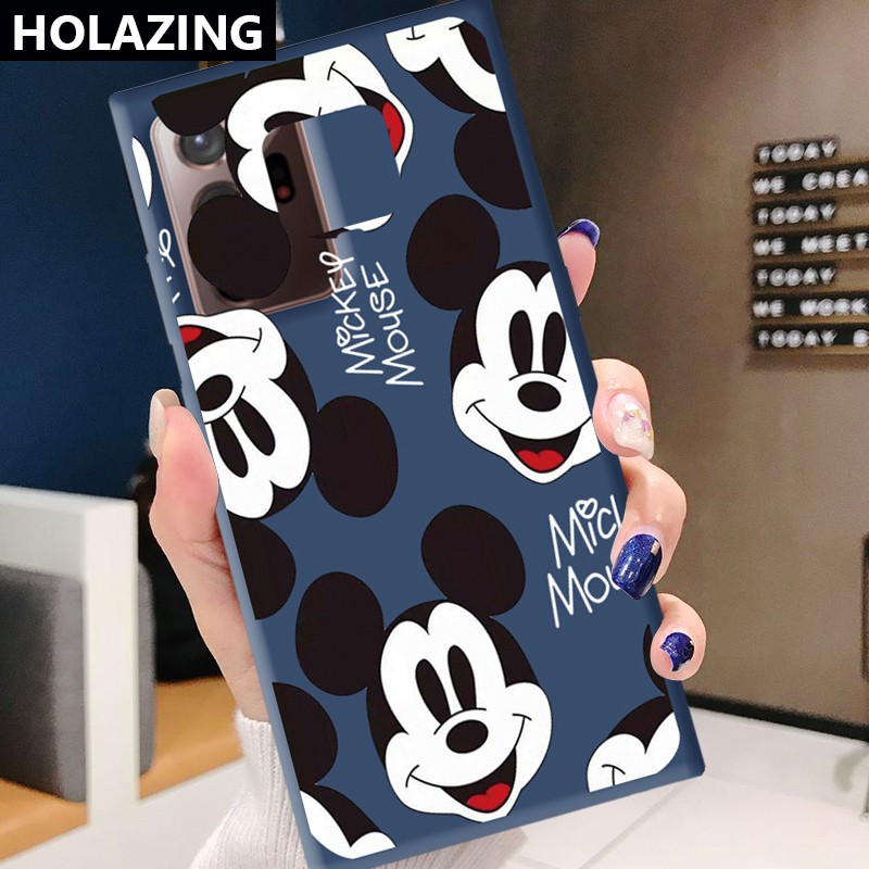 Samsung Galaxy A72 A52 5G A32 4G A12 A02S A21S A42 A31 iPhone6S Candy Color Phone Cases vỏ điện thoại Multi Mickey Soft Silicone Cover