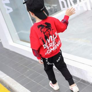 Combo bộ quần áo QCCC và mũ thời trang cho bé