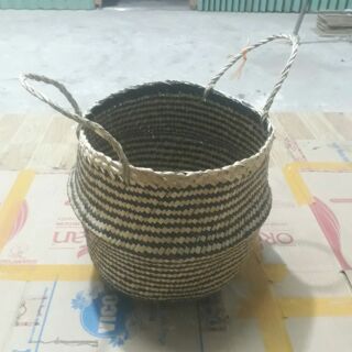 Giỏ cói trồng cây/ đựng đồ