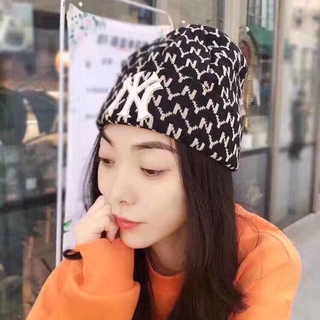 Nón dệt kim họa tiết Yankees Ny giữ ấm mùa đông thời trang hàn quốc cho nam và nữ