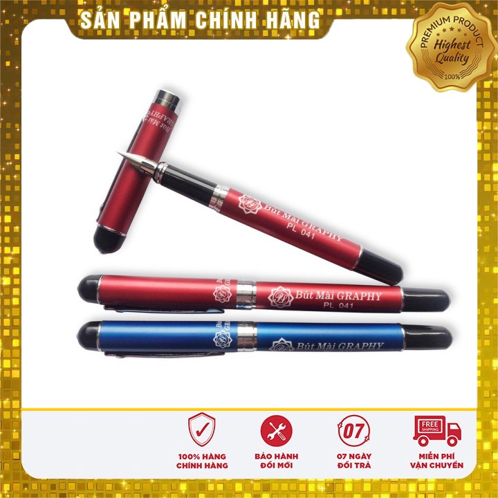 Bút Mài Luyện Chữ Đẹp Graphy PL041, Ngòi Lá Tre Phù Hợp Với Học Sinh Lớp 3 Trở Lên, Bút máy, Bút luy