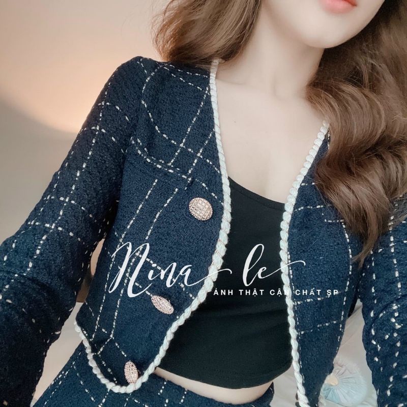 set dạ tweed 3 món sang chảnh | BigBuy360 - bigbuy360.vn